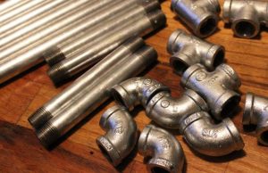 industrial pipe clothing rack wall mounted