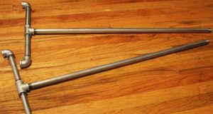 metal pipe clothing rack