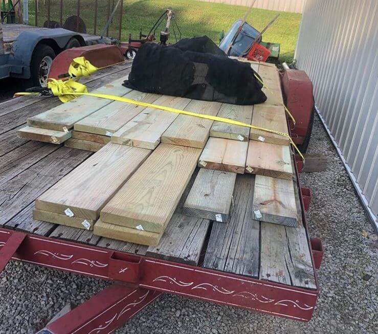 pressure treated lumber