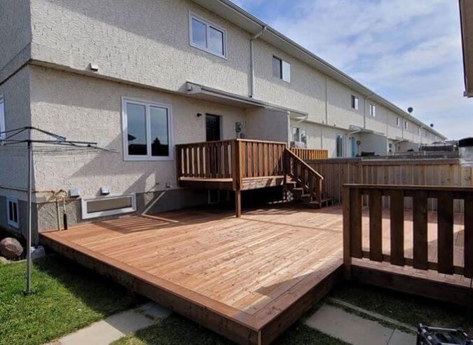 working with wet pressure treated wood