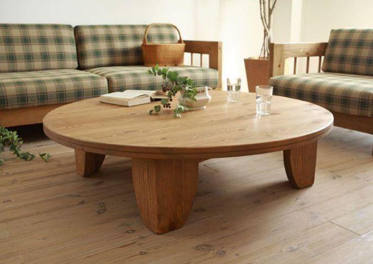 Round Chabudai Table