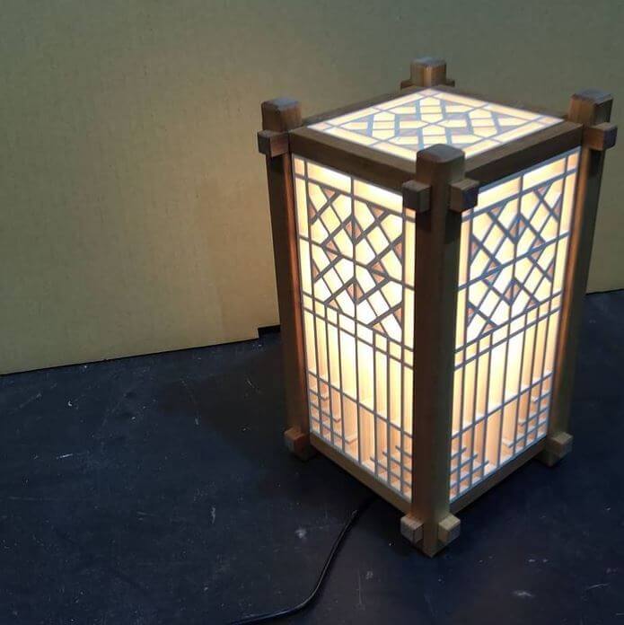 Asian Rice Paper Floor Lamp