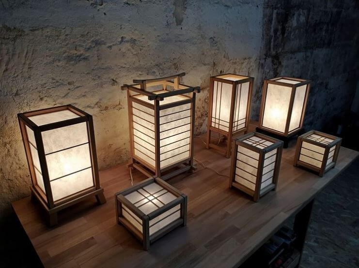 Floor Lamp Rice Paper Shade