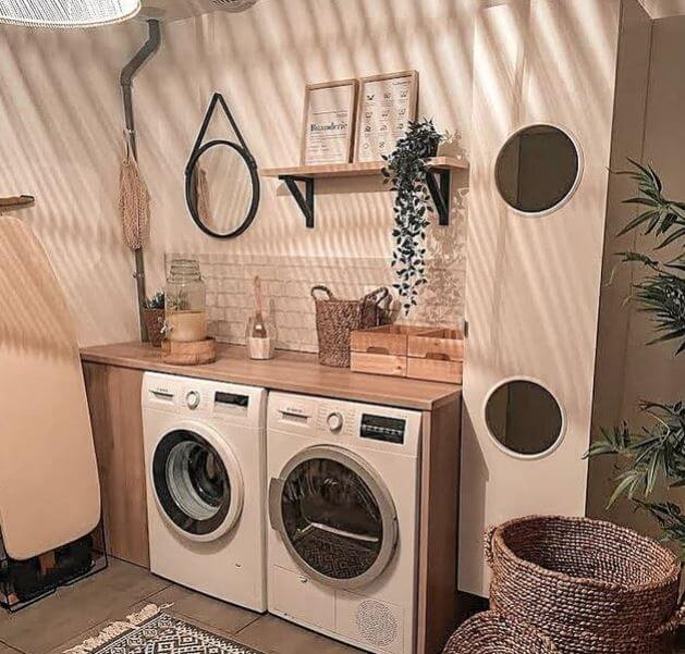 Laundry Room Hanging Rack