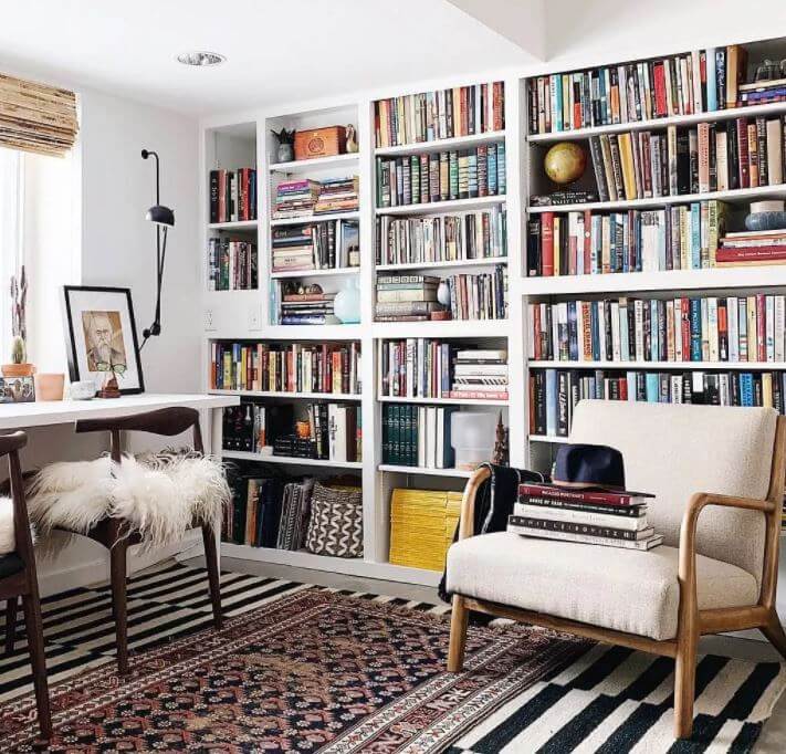 how to organize your home library
