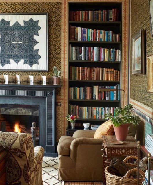 how to properly organize home library